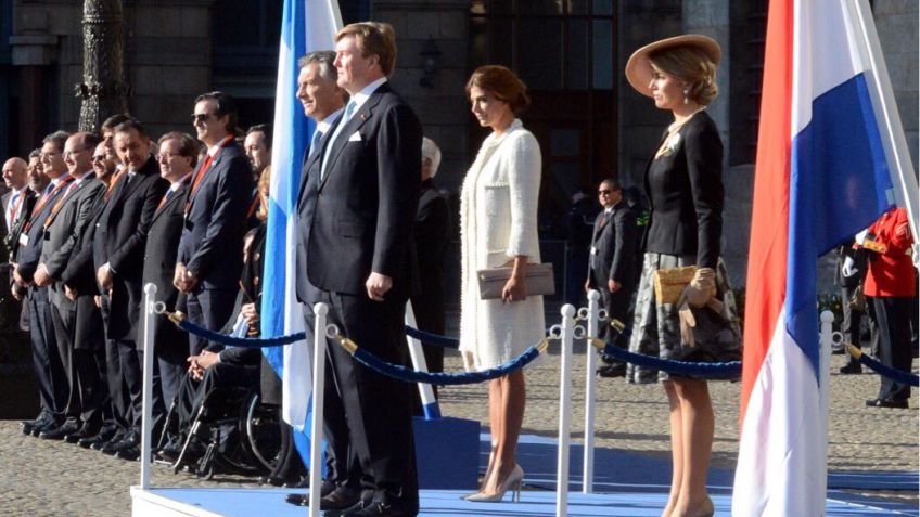 El Presidente Macri inició su visita oficial a Holanda
