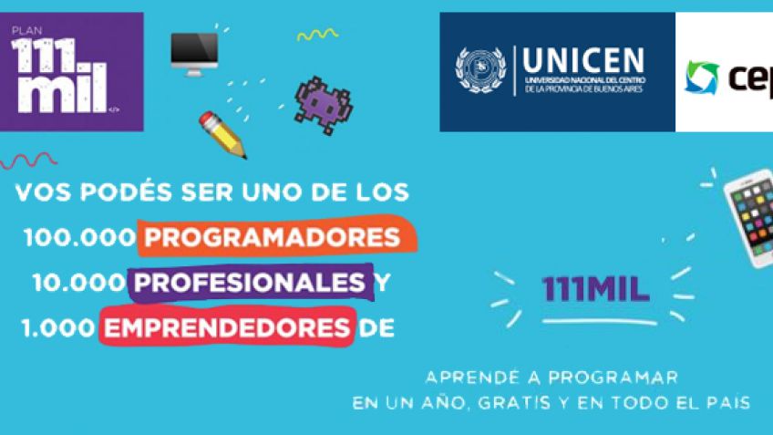 CEPIT y UNICEN invitan a participar del Plan 111 Mil