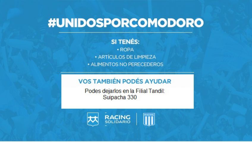Campaña solidaria por Comodoro