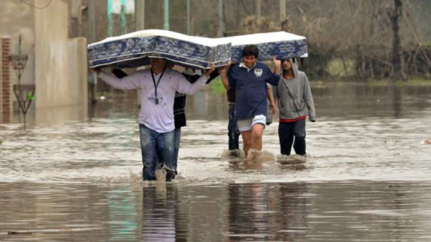 Red Solidaria y la peña de Independiente se unen en beneficio de los inundados