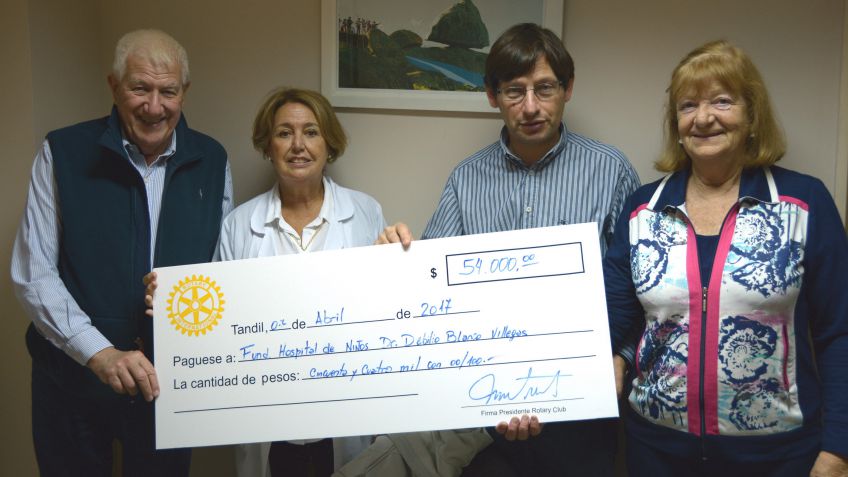 La Fundación del Hospital de Niños recibió una importante donación
