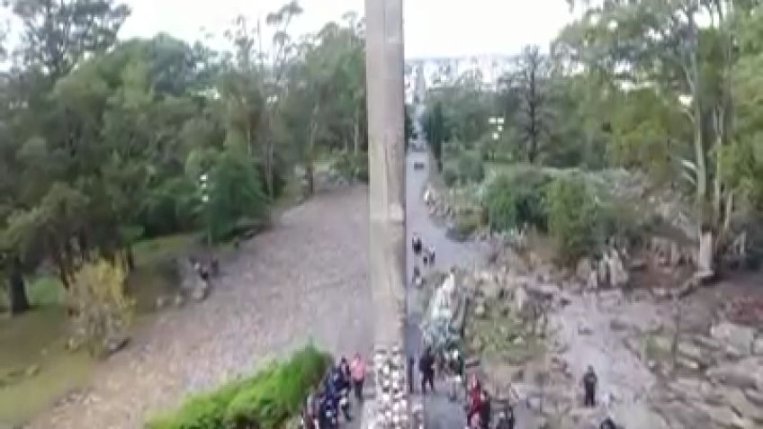 Dicen que apareció la imagen de Jesús en la Cruz del Calvario