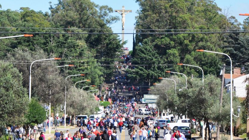 El Calvario, el paseo más elegido en el día de la Procesión 