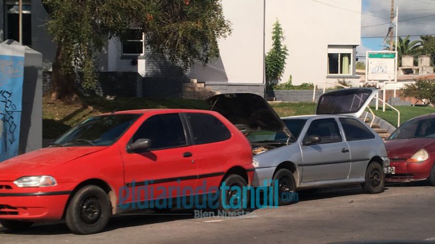 Triple choque en frente al Dispensario