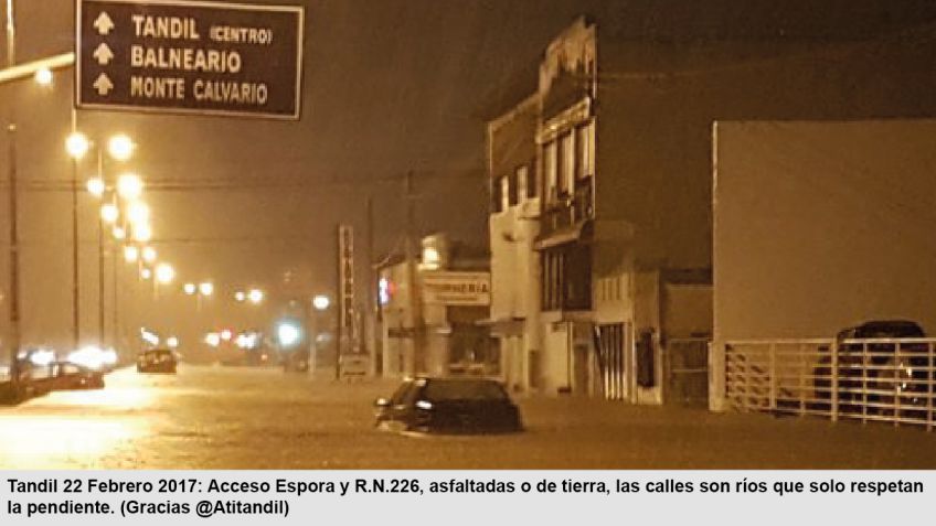 Se viene el agua