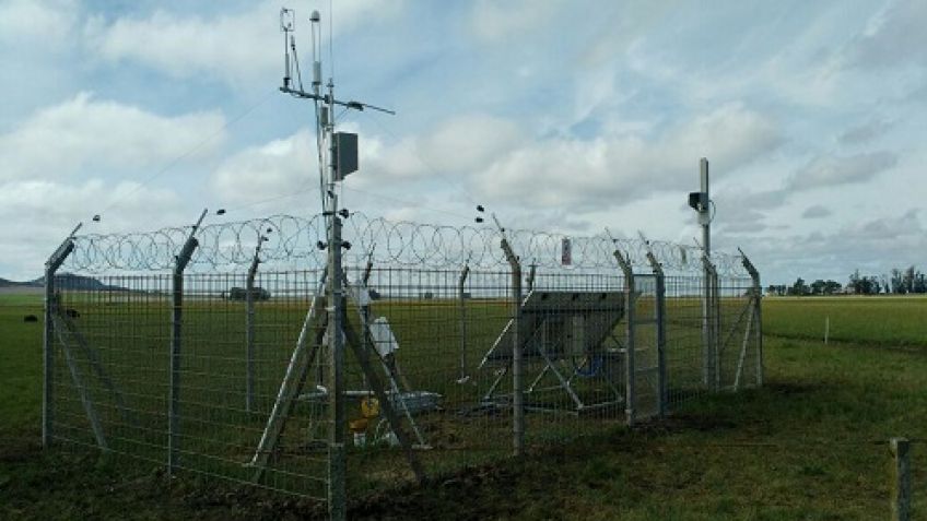 En Balcarce instalaron una torre para medir los gases que emite la ganadería