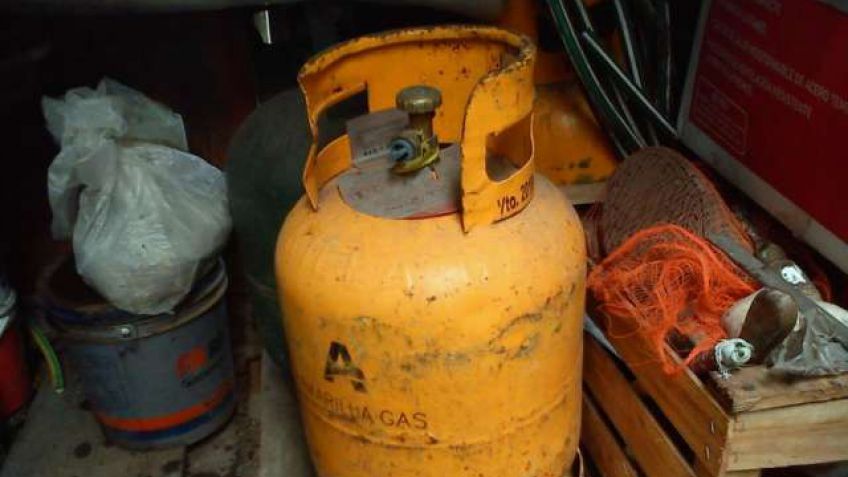Se quiere preparar para el frío: saltó una medianera y robó una garrafa