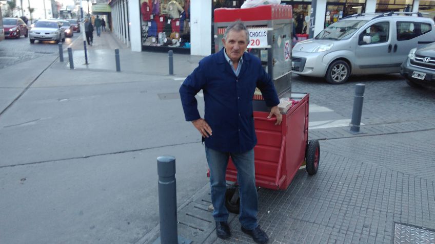 Amilcar Edgardo Marino, el pochoclero del centro
