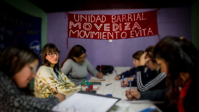 Apertura de una nueva unidad barrial del Movimiento Evita