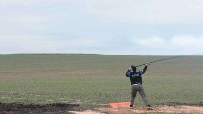 Gran labor del tandilense Salvador Bustos en el primer día del Sudamericano de longcasting