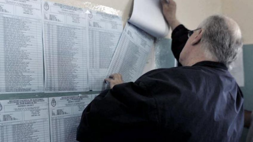 Desde el viernes, 33 millones de argentinos podrán consultar el padrón electoral