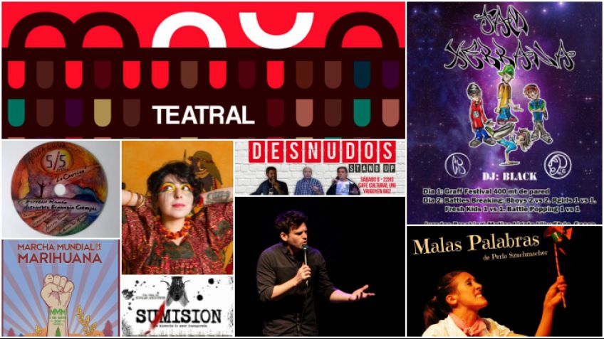Teatro, música y mucho más para este fin de semana