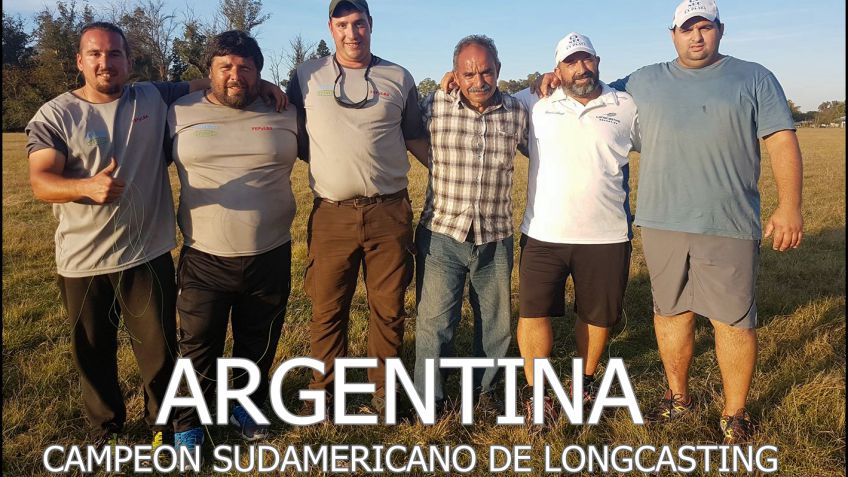 Salvador Bustos, campeón sudamericano de longcasting