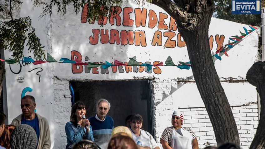 El Movimiento Evita inauguró la Unidad Barrial Movediza   