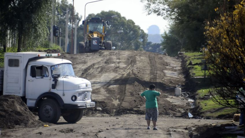 Avanzan las obras en el Plan de Urbanización de La Movediza