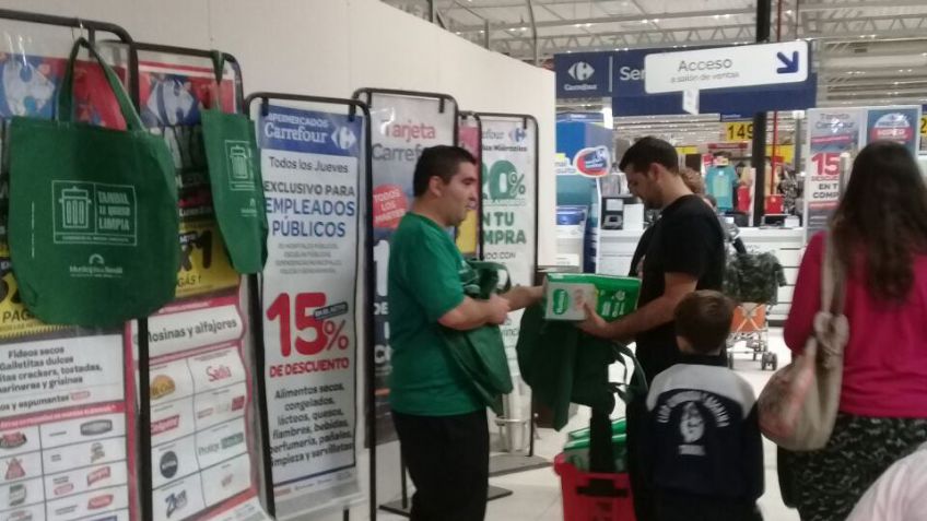 Bolsas reutilizables para concientizar