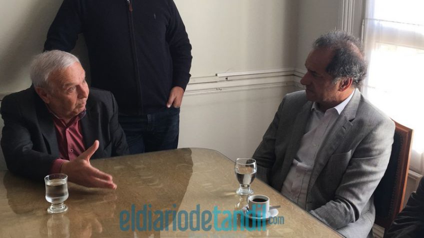 Scioli llegó a Tandil por "el compromiso permanente que tengo con la ciudad"