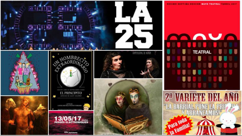 Gran agenda artística para este fin de semana