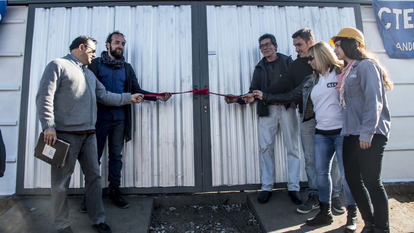 CTEP inauguró su obrador al costado del Arroyo Langueyú