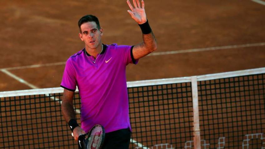 Del Potro vuelve con un duro partido en Roma