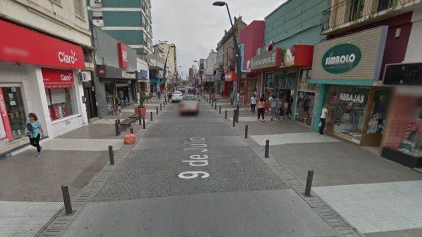 Corte de tránsito en pleno centro