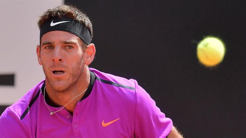 Del Potro se retiró rápido de Lyon