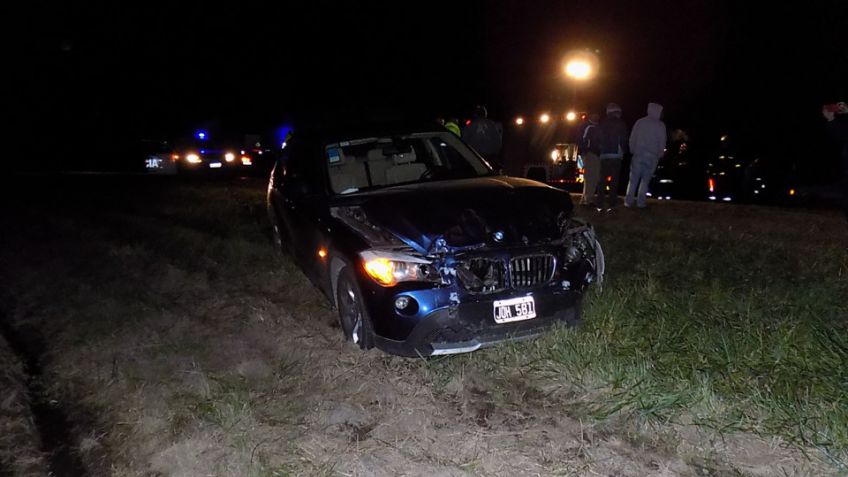 Diego Puissant protagonizó accidente rutero: resultó ileso
