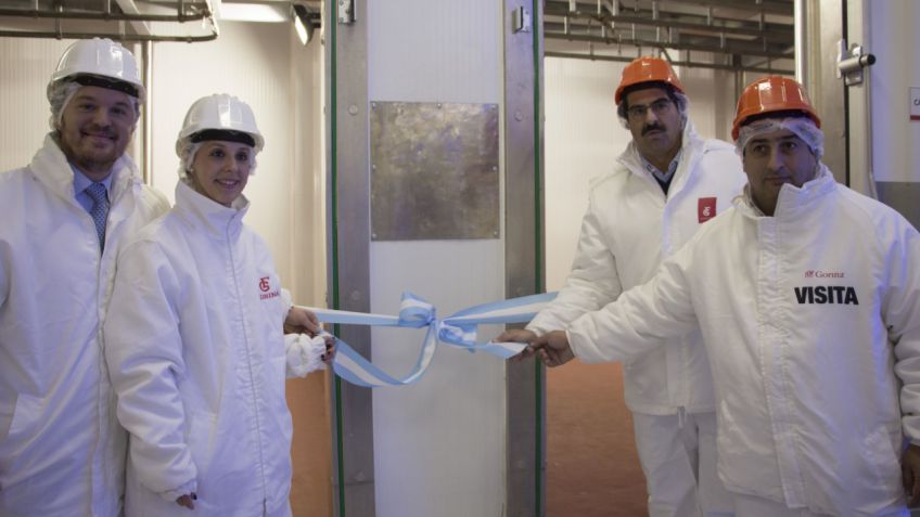 Sarquís participó en la inauguración de instalaciones de un frigorífico bonaerense