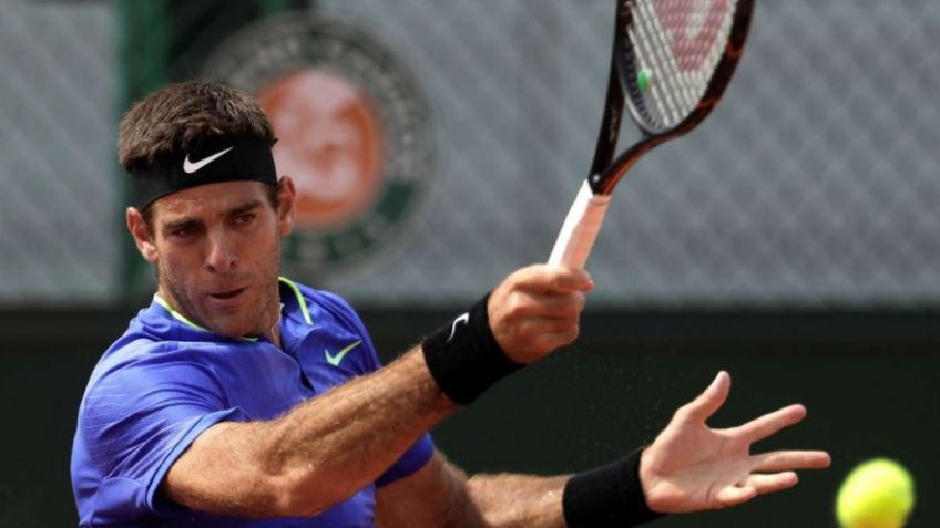Del Potro volvió a Roland Garros y venció fácil a Pella