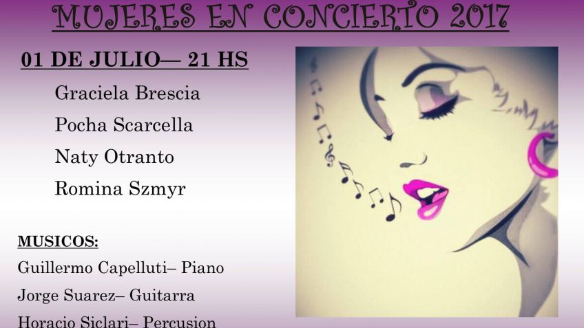 "Mujeres en concierto"