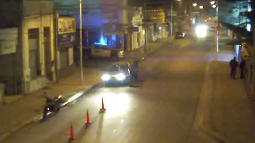 Un motociclista resultó herido por querer evadir un control de tránsito