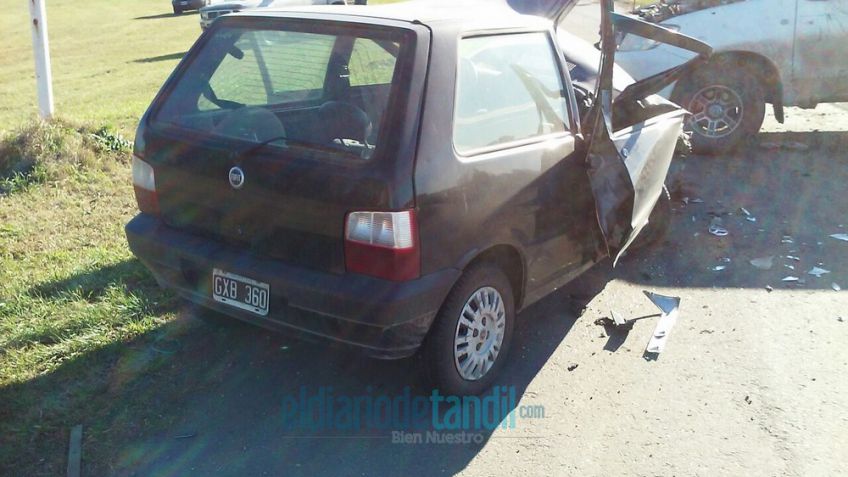 Una mujer mayor herida en fuerte choque en el acceso a Cerro Leones