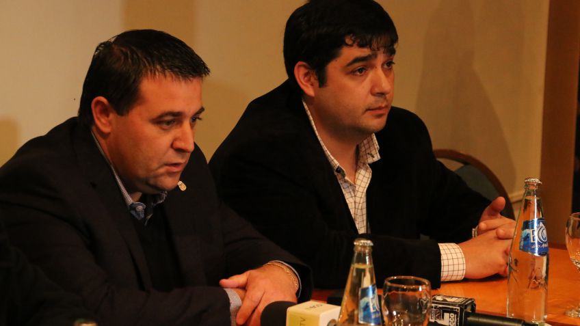 Presidente de la liga Tandilense de futbol y autoridades de Afa en importante reunión