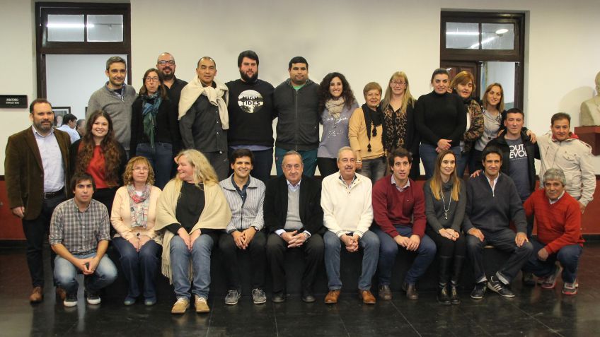 Miguel Lunghi se reunió con todos los candidatos