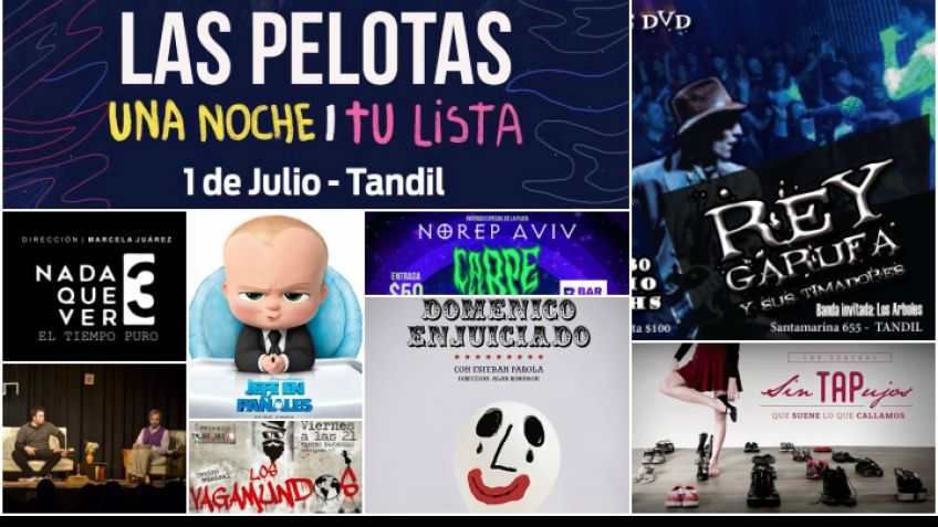 Extensa agenda artística para este fin de semana