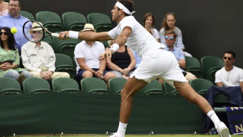 Del Potro debutó con el pie derecho en Wimbledon 