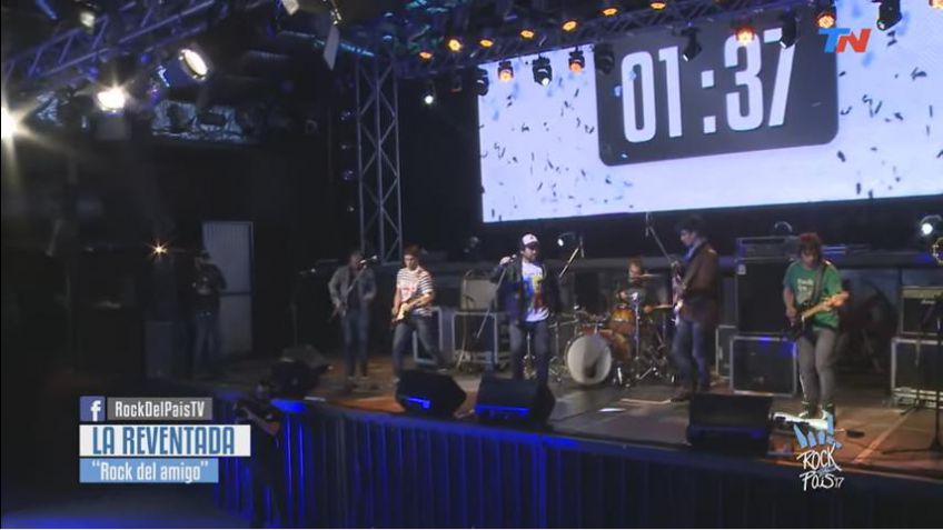 La Reventada rockeó en TN