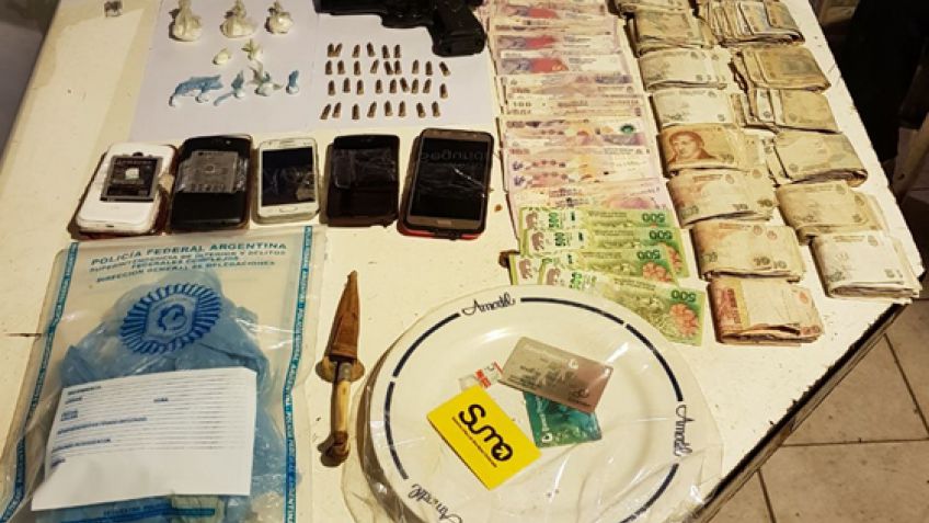Secuestraron cocaína en un allanamiento en Las Tunitas