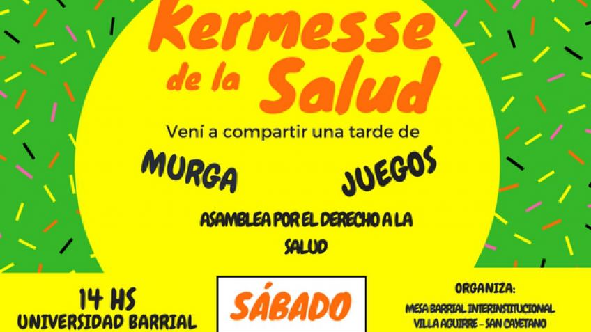 La Mesa Barrial Interinstitucional impulsa una "Kermesse de la Salud"