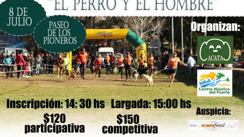 Llega la 2da Correcaninata "El Perro y el hombre" en el Paseo de los Pioneros  