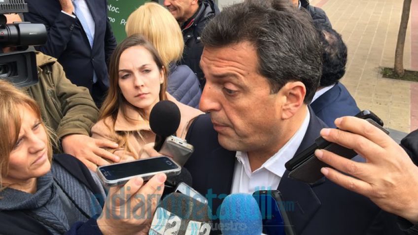 Se confirmó el fuerte anuncio de Massa en Tandil: él y sus candidatos renunciarán a sus fueros
