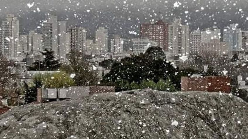 Con rumores de nevada, el domingo tendrá una máxima de 7 grados