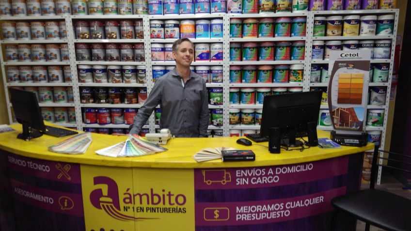 ¡Más color!, Ámbito Pinturería abrió una nueva sucursal en el centro