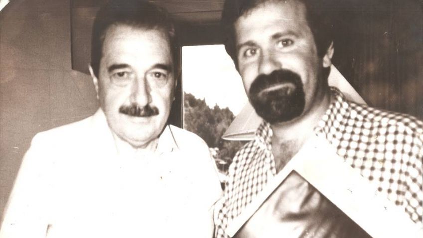 RAÚL ALFONSIN Y JULIO ELICHIRIBEHETY 