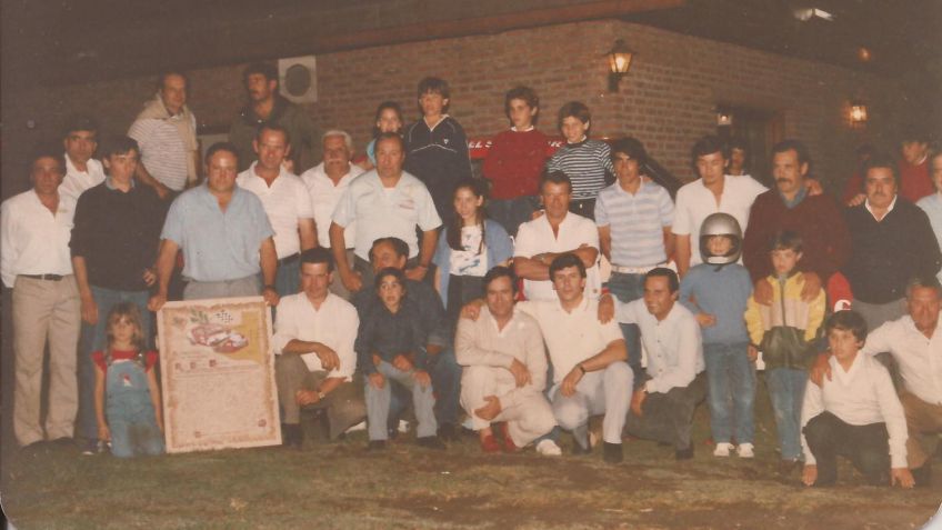 "Pepino" Malisia, en el podio de los grandes pilotos locales