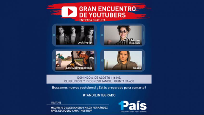 Mauricio Dalessandro organiza encuentro de Youtubers