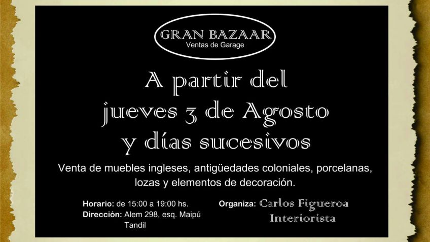 Gran venta de garaje