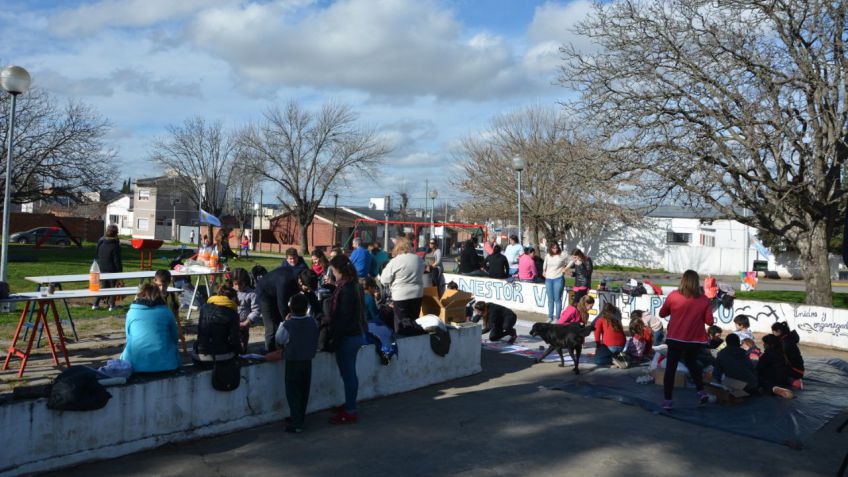 Unidad Ciudadana realizó mejoras en la Plaza Eva Perón