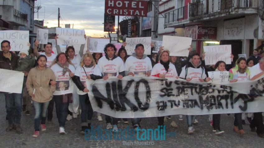 Amigos y familiares marcharon pidiendo "Justicia por Nico"