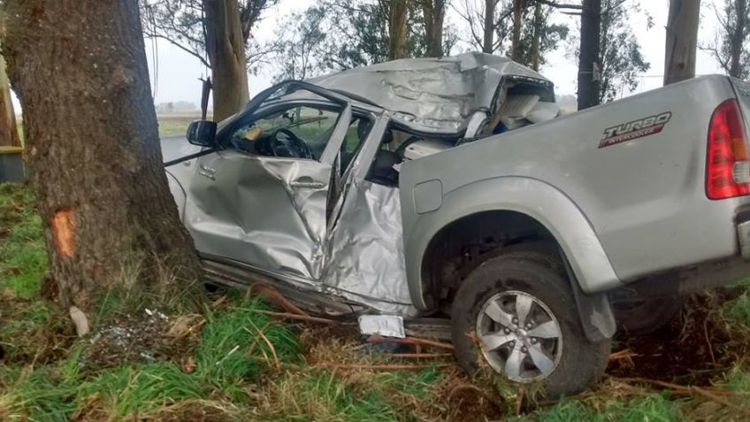 Tandilense se despistó e impactó contra un árbol: fue hospitalizado